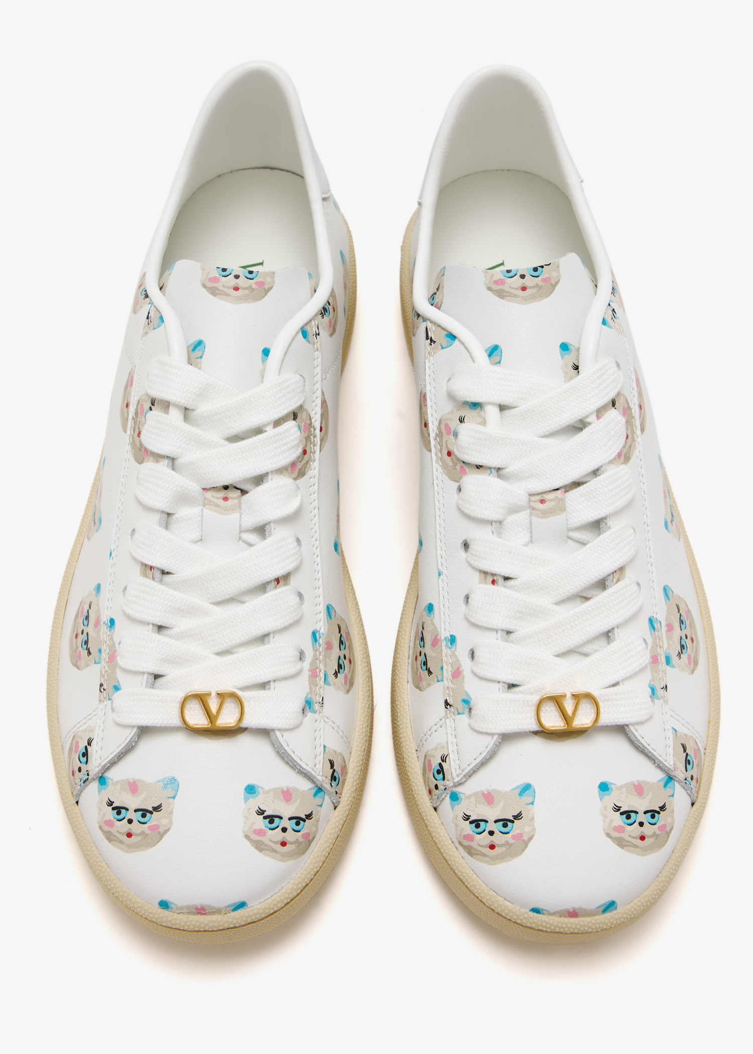 スニーカー ROYCO SNEAKERS IN LE CHAT DE LA MAISON NAPPA Valentino Garavani Royco Le Chat De La Maison sneakers for