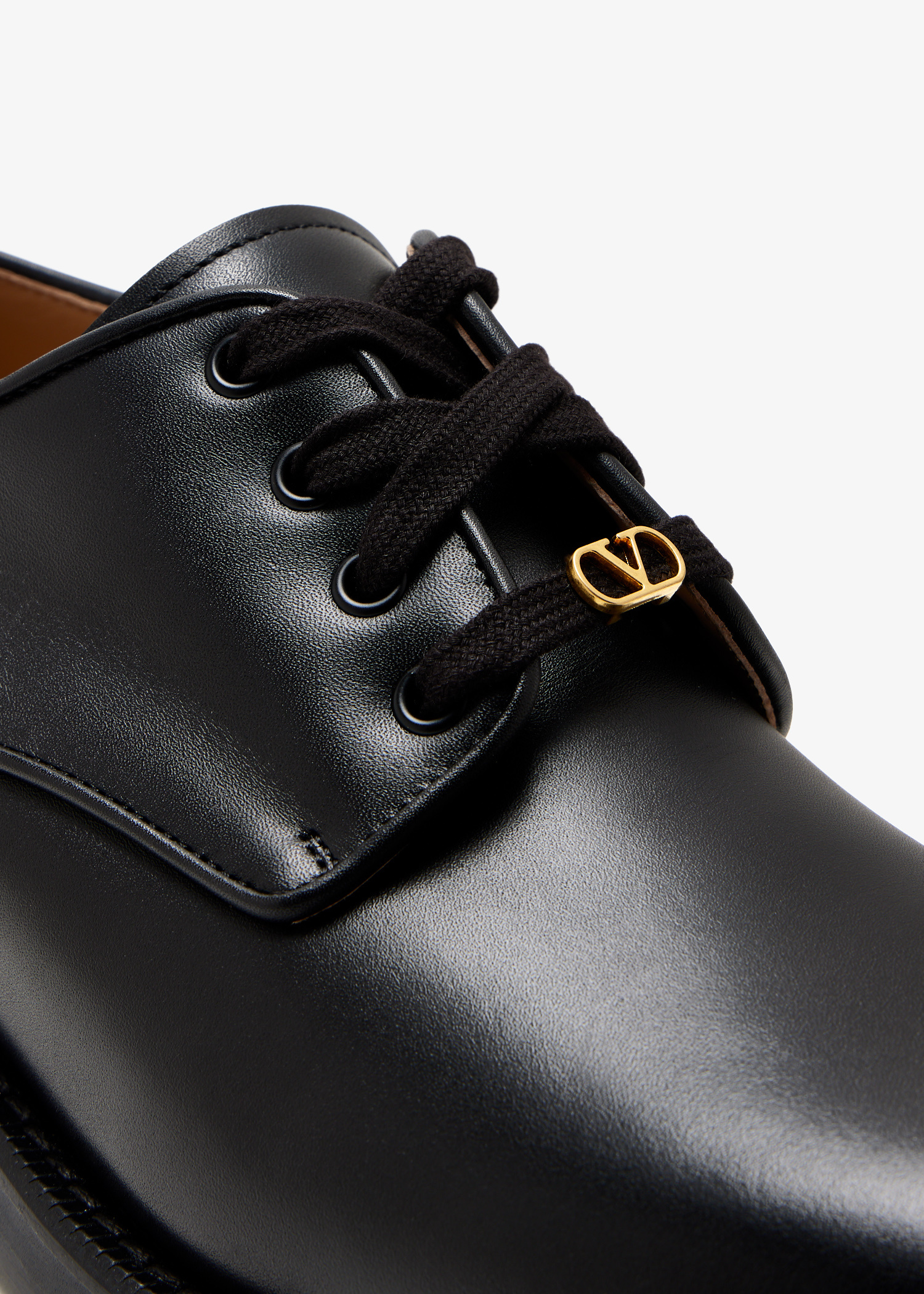 Valentino Garavani Punx derby shoes for Men - Black in UAE | Level