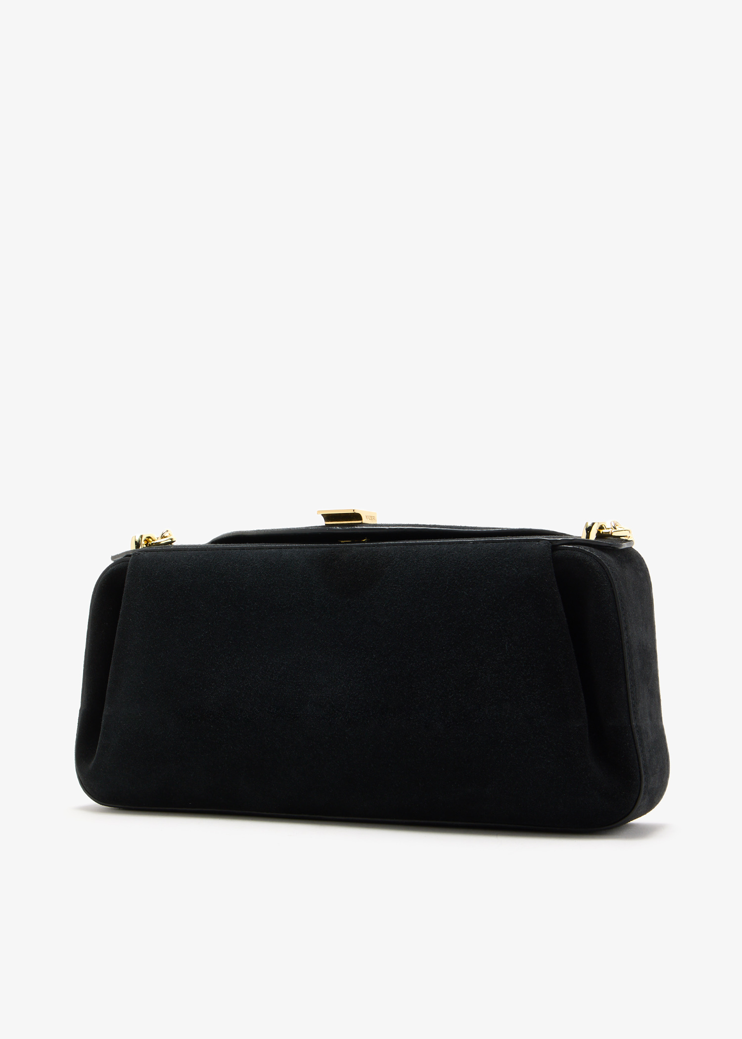 Yuzefi Oyster clutch for Women - Black in UAE | Level Shoes