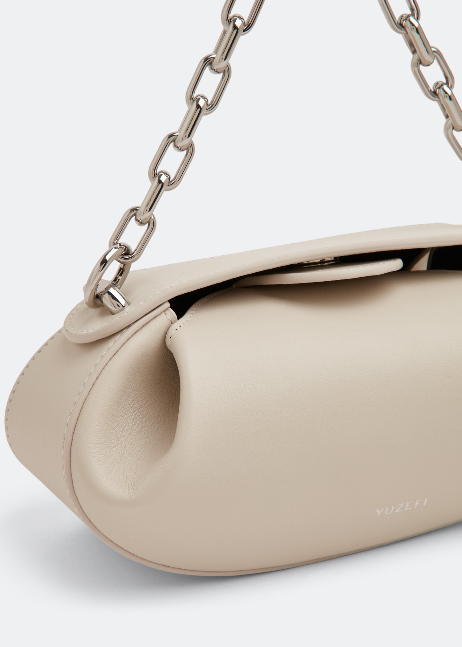 Yuzefi Dinner Roll bag for Women - White in Qatar | Level Shoes