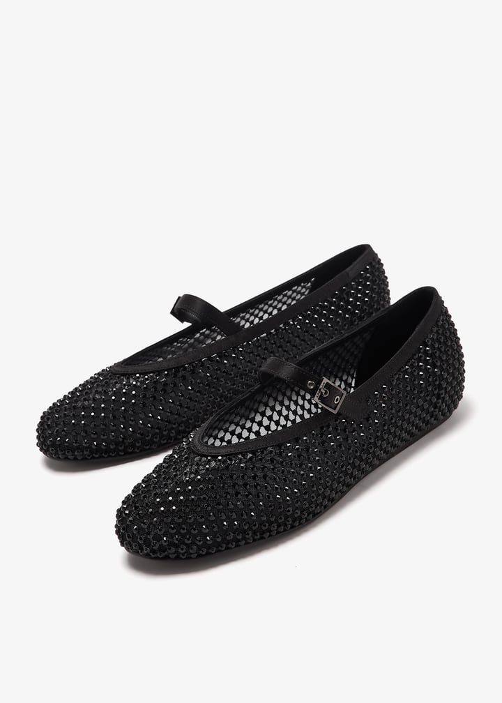 フラットシューズ LE SILLA FW25 'Gilda' ballet flats (9026C020MTPPSTE 922) GILDA BALLET FLAT PELTRO | Le Silla