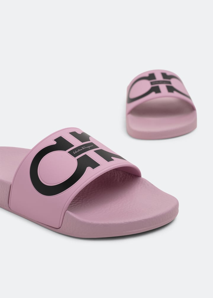 Ferragamo Groovy slides for Women Pink in KSA Level Shoes