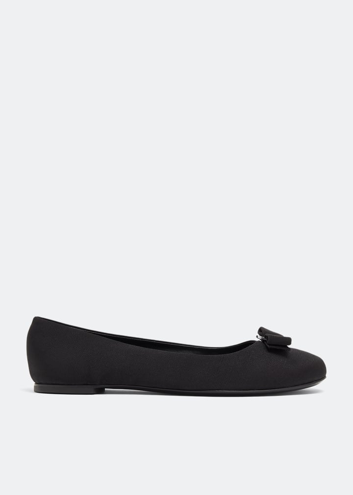 Ferragamo Vara bow ballet flats for Women - Black in UAE