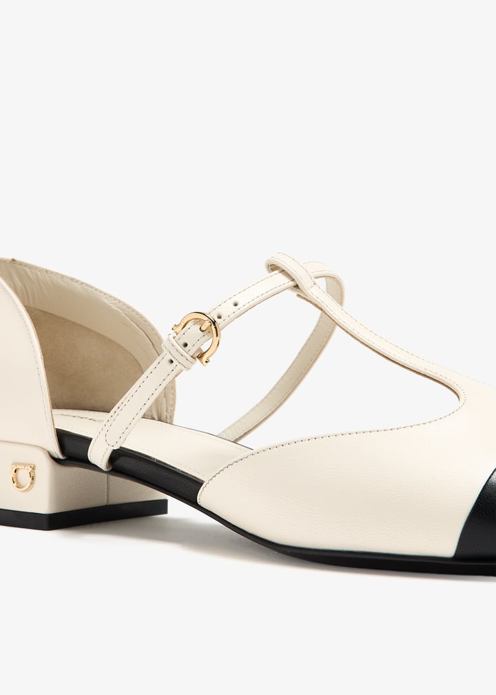 ★リボンが可愛い★FERRAGAMO★Zea white leather ballerinas ☆リボンが可愛い☆FERRAGAMO☆Zea white leather ballerinas