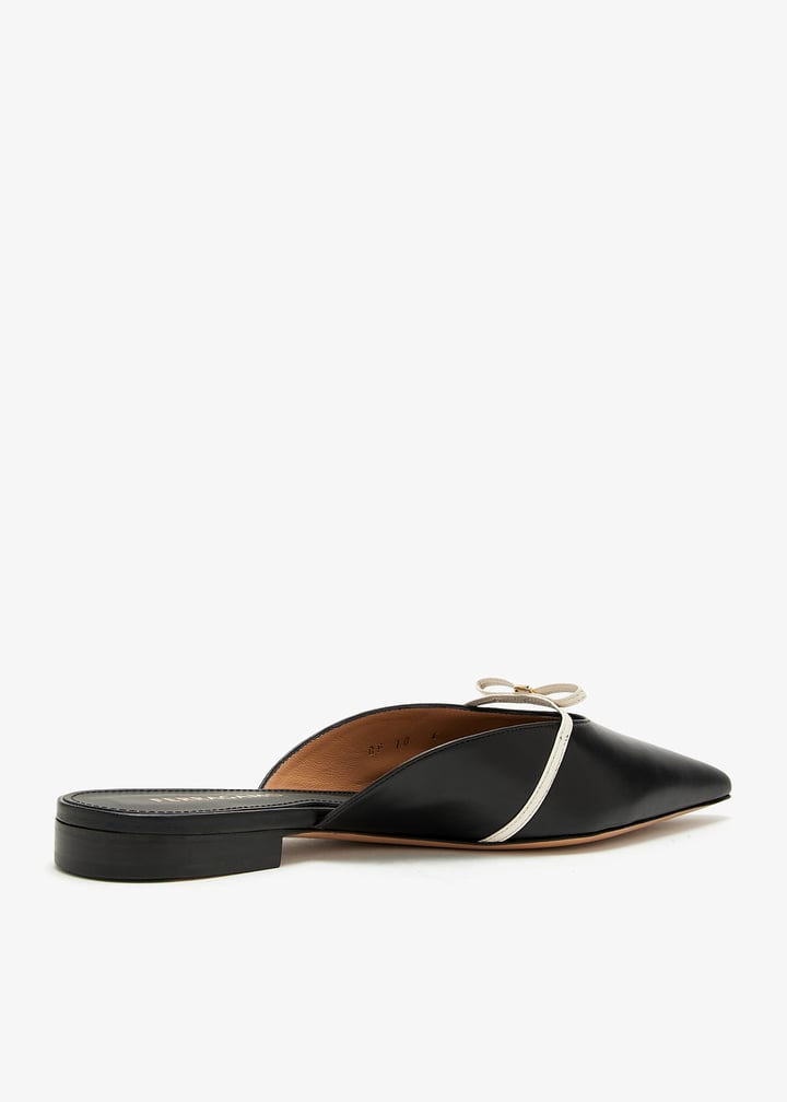 サンダル・ミュール Salvatore Ferragamo Leather Mules With Bow Salvatore Ferragamo Leather Mules With Bow | ShopSimon