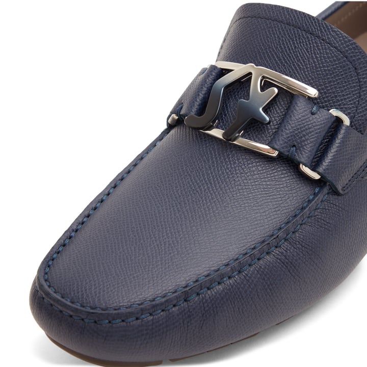 Ferragamo Peter loafers for Men - Blue in USA | Level Shoes display picture 2