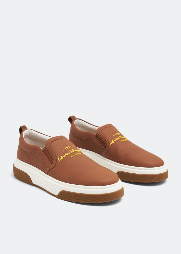 Ferragamo Cassina sneakers for Men - Brown in Qatar | Level