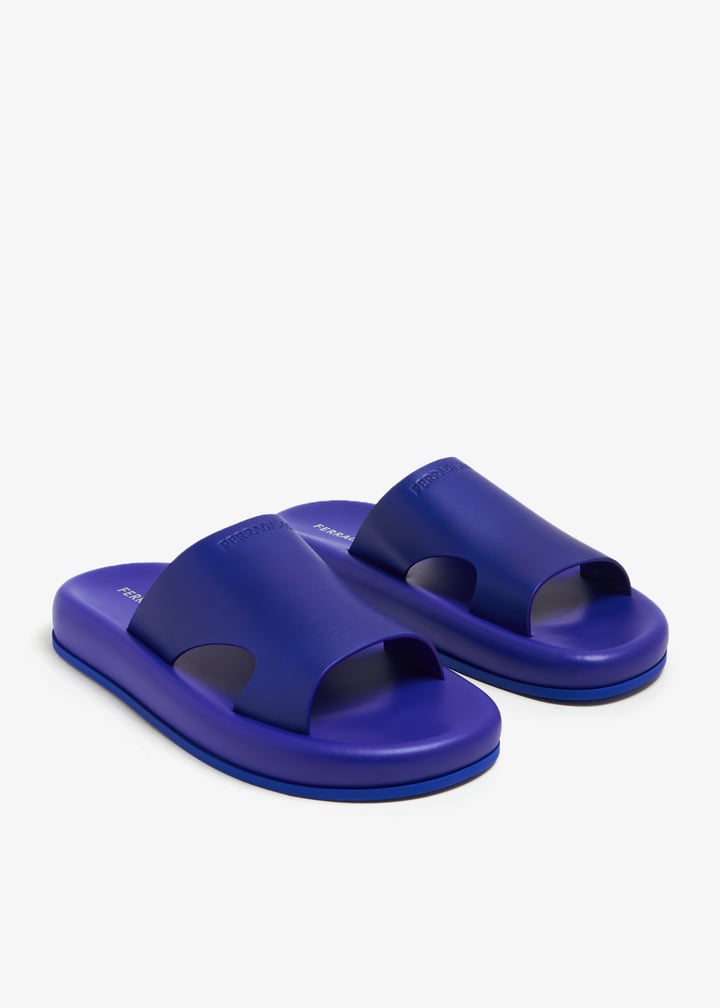 Ferragamo Open-toe sandals for Men - Blue in UAE | Level Shoes