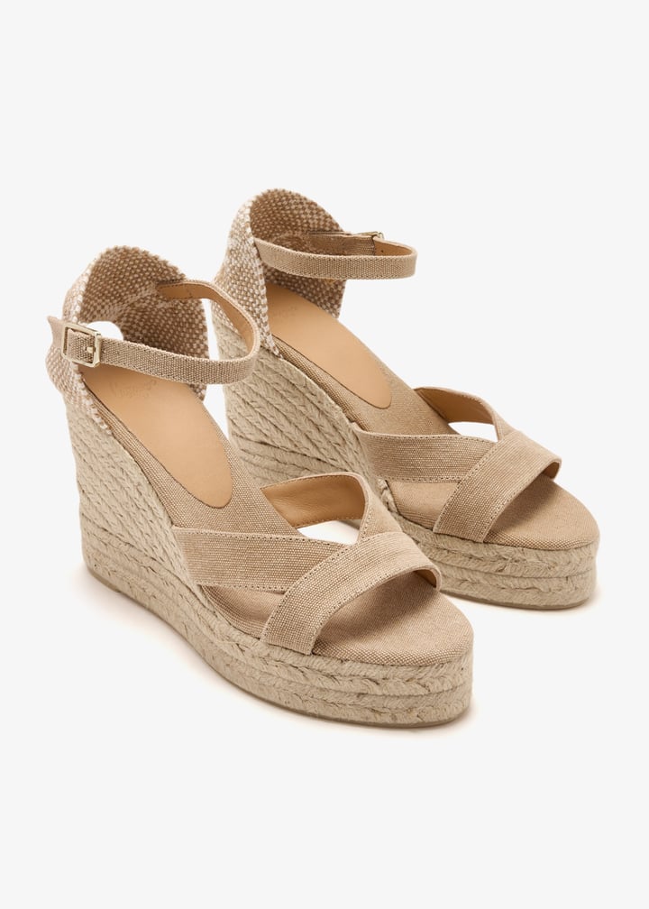Castañer Bruna wedge espadrilles for Women Beige in KSA Level