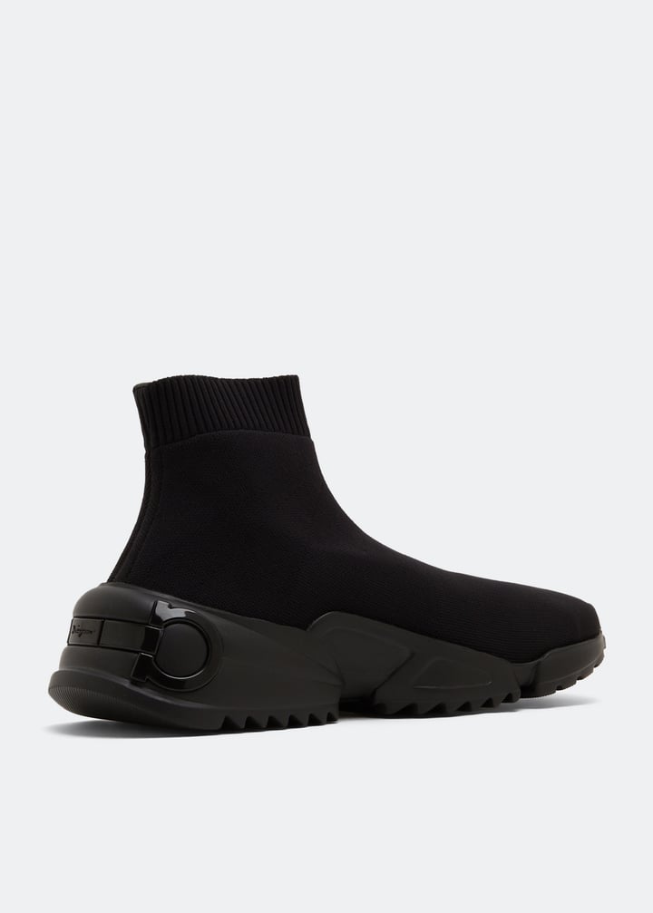 Ferragamo Sock sneakers for Men - Black in UAE | Level Shoes