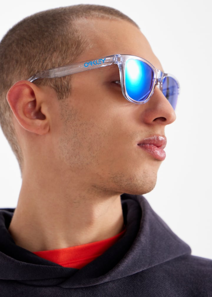 Oakley Frogskins サングラス クリア/青 Frogskins™ Hybrid Fabio Quartararo Signature Series Prizm