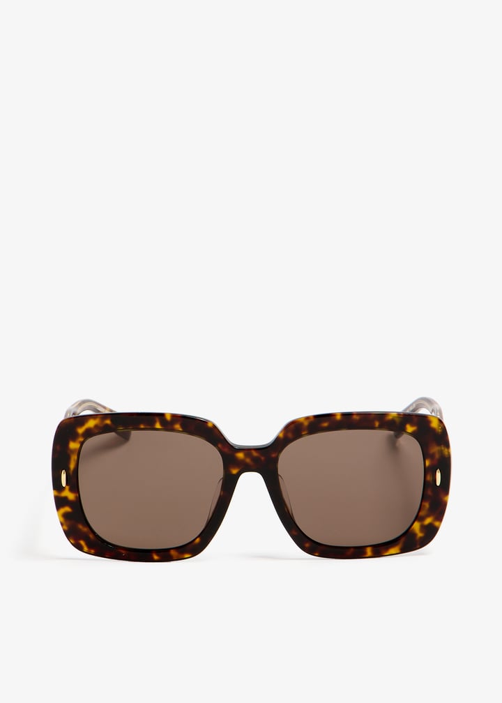 Miller oversized square sunglasses