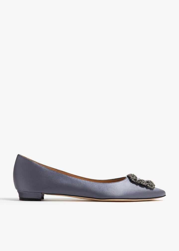 Manolo Blahnik Hangisi ballerina flats for Women - Grey in