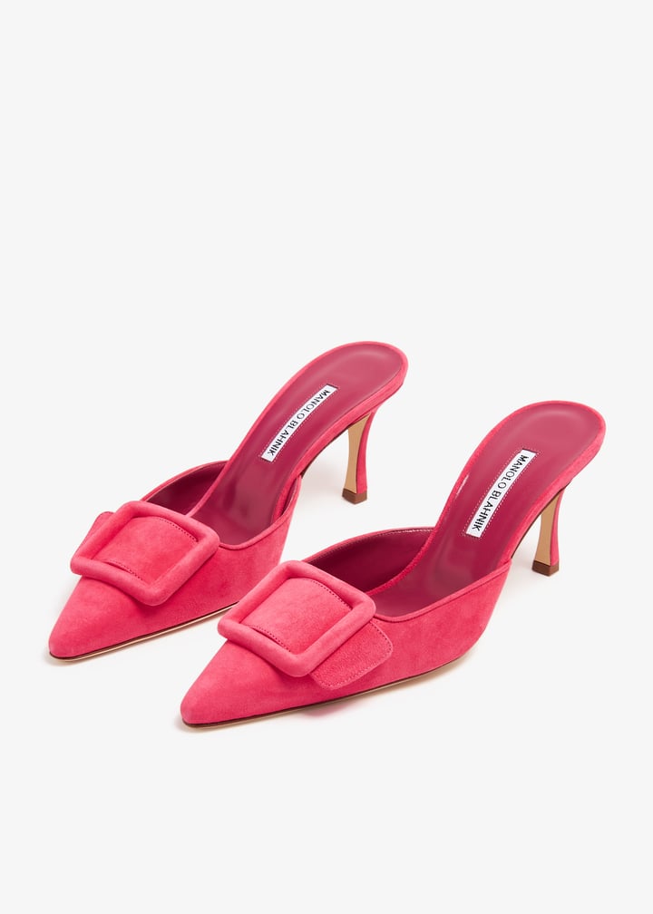 Manolo Blahnik Maysale mules for Women - Pink in USA | Level