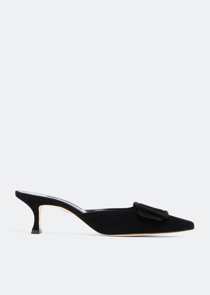 Manolo Blahnik Maysale mules for Women Black in Kuwait Level Shoes