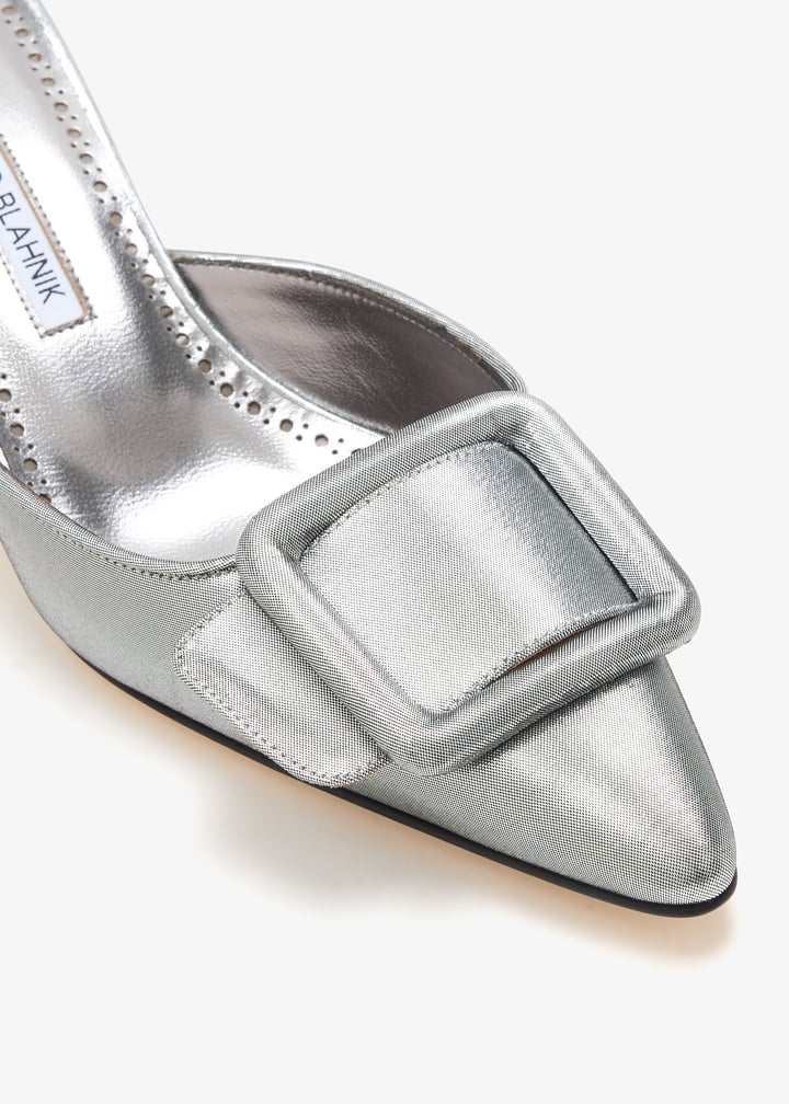 Manolo Blahnik Maysale mules for Women - Grey in UAE | Level