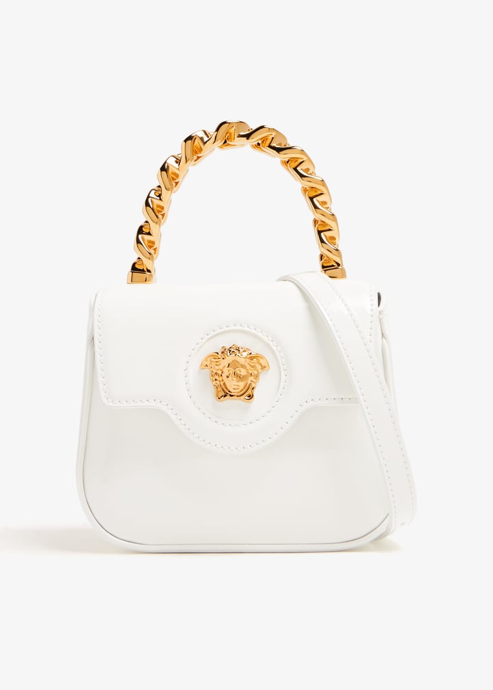 Versace La Medusa mini top handle bag for Women - White in