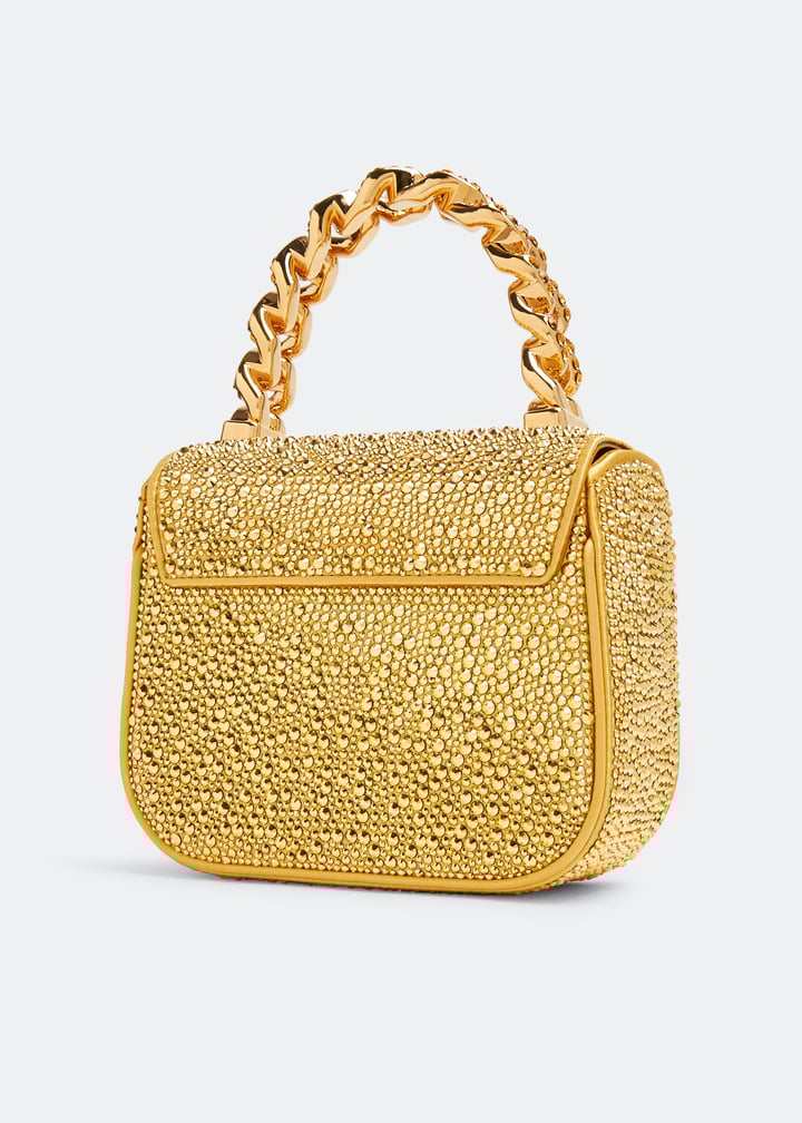 【関税＆送料込み】Versace 'La Medusa' Mini Handbag VERSACE La Medusa Mini Croc-effect Bag