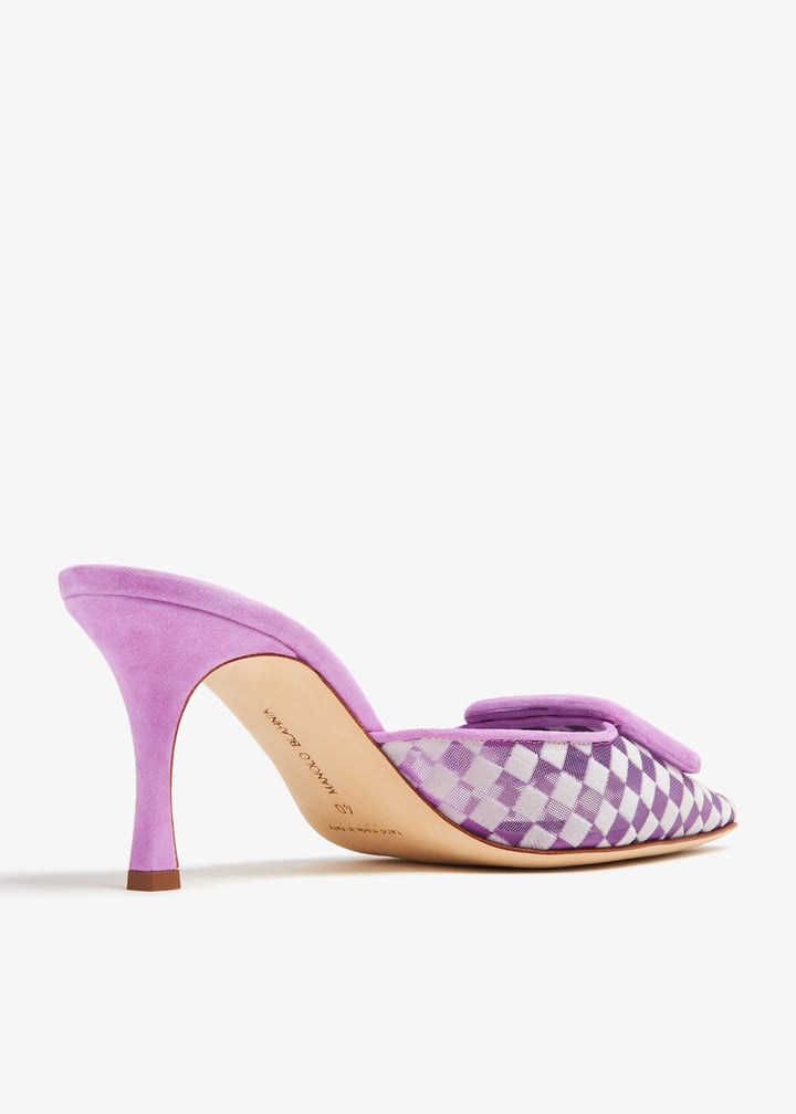 Manolo Blahnik Maysalebi mules for Women - Purple in UAE