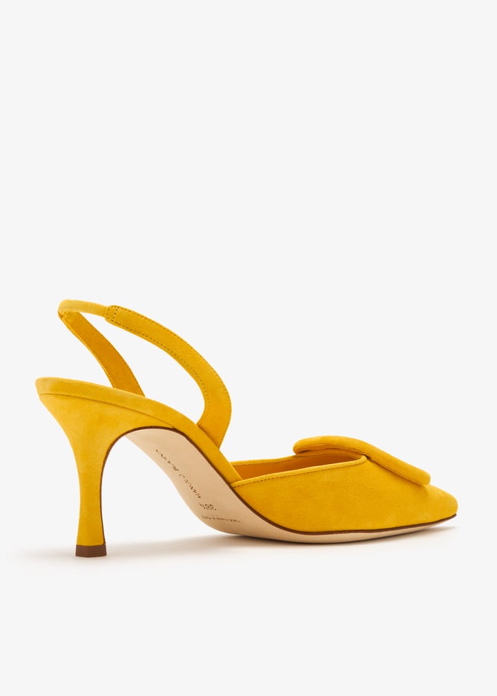 Manolo Blahnik Maysli slingback pumps for Women - Yellow in
