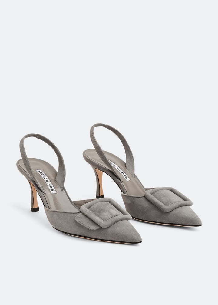 Manolo Blahnik Maysli slingback pumps for Women - Grey in
