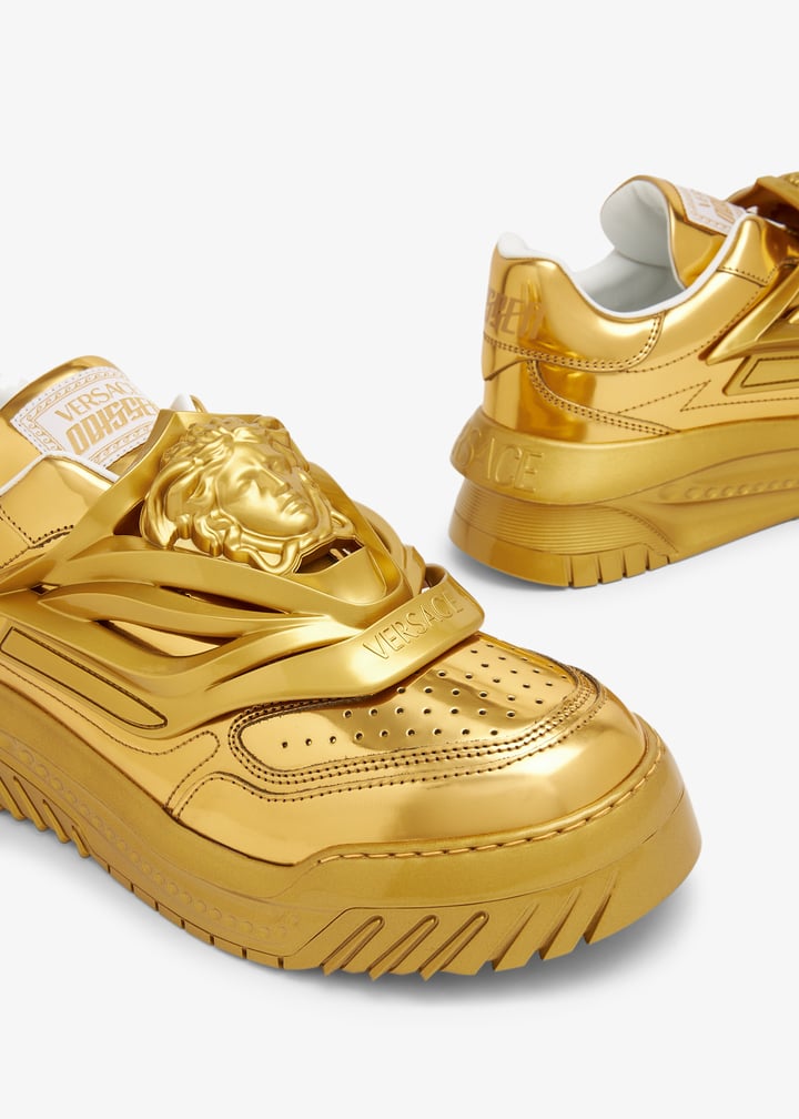 【関税込み】Versace ゴールド Odissea スニーカー Versace Gold Odissea Sneakers – ICETIME LUXE
