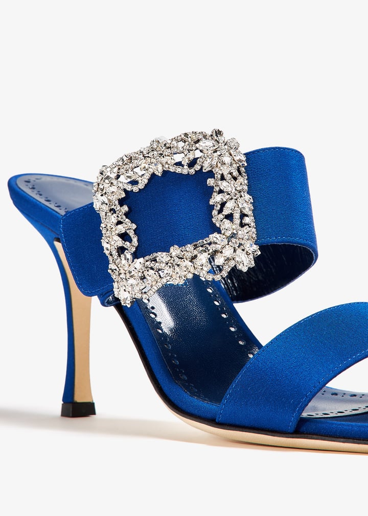 Manolo Blahnik Gable jewel sandals for Women - Blue in UAE
