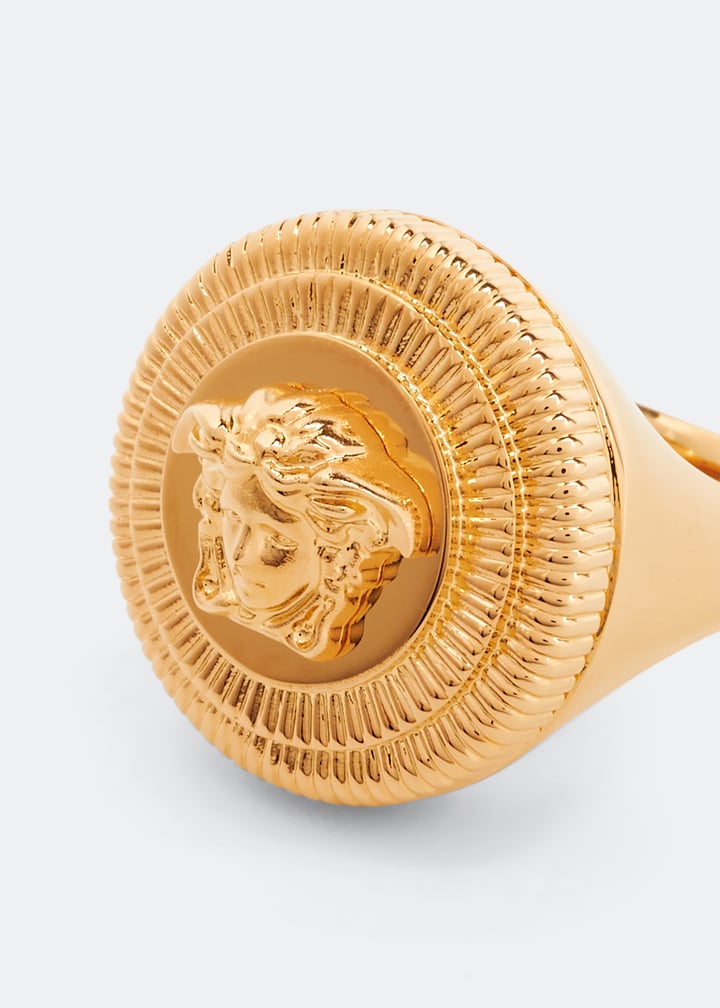 Versace Medusa Biggie ring for Women - Gold in UAE | Level Shoes