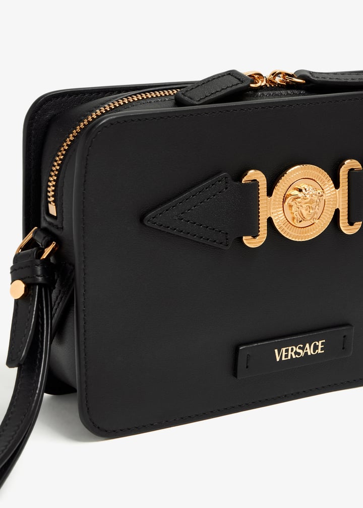 Small Versace Messenger Bags VERSACE Black Medusa Biggie