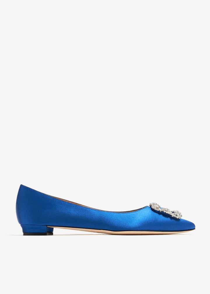 Manolo Blahnik Hangisi ballerina flats for Women Blue in UAE