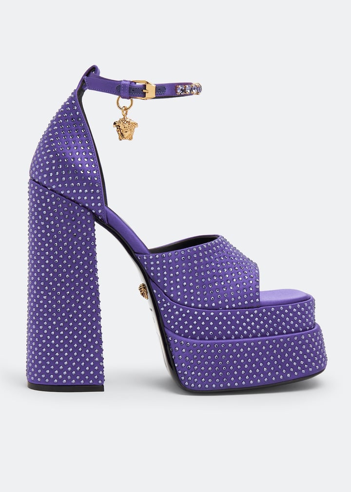 Versace Aevitas platform sandals for Women Purple in UAE Level