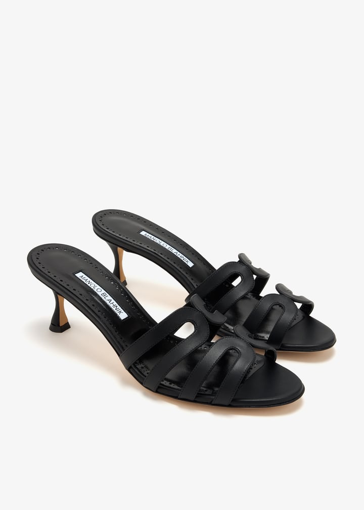 Manolo Blahnik Ahwak mules for Women - Black in UAE | Level