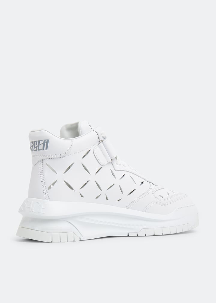 Versace Slashed Odissea sneakers for Men - White in UAE