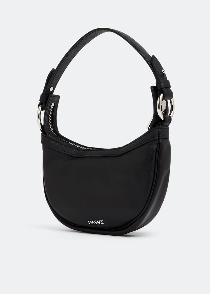 ショルダーバッグ・ポシェット VERSACE Repeat Mini Black Hobo Bag - 10098191A058781B00P Versace Repeat Mini Black Hobo Bag 10098191A058781B00P