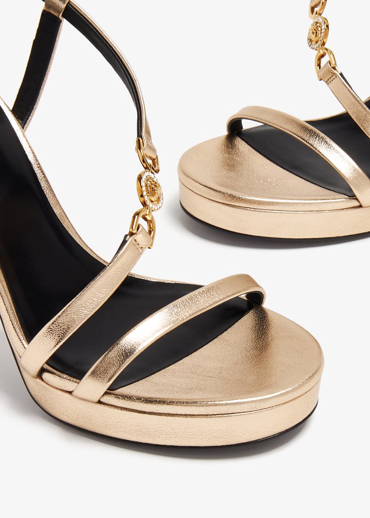 Versace Medusa '95 sandals for Women - Gold in USA | Level Shoes