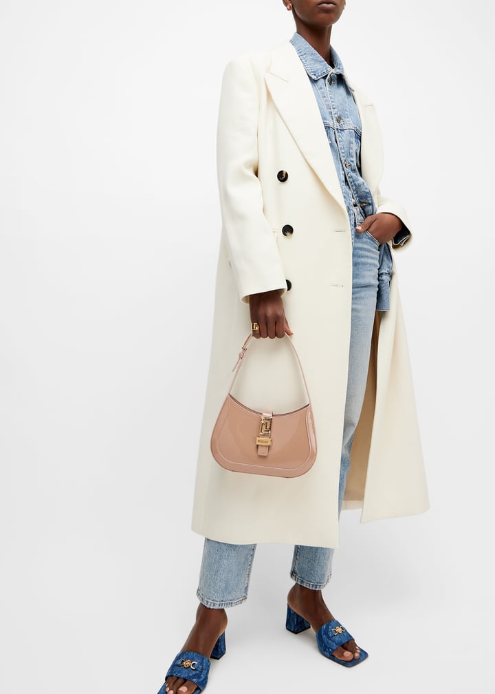 Versace Greca Goddess small hobo bag for Women - Beige in USA