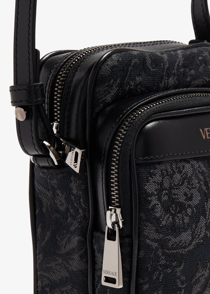Versace Barocco Athena crossbody bag for Men - Black in UAE