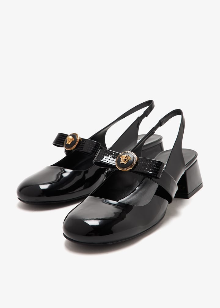 ★athe★ RUBAN Black Ribbon Slingback BRI Black Lace Slingback Pump Women's Heel – Steve Madden