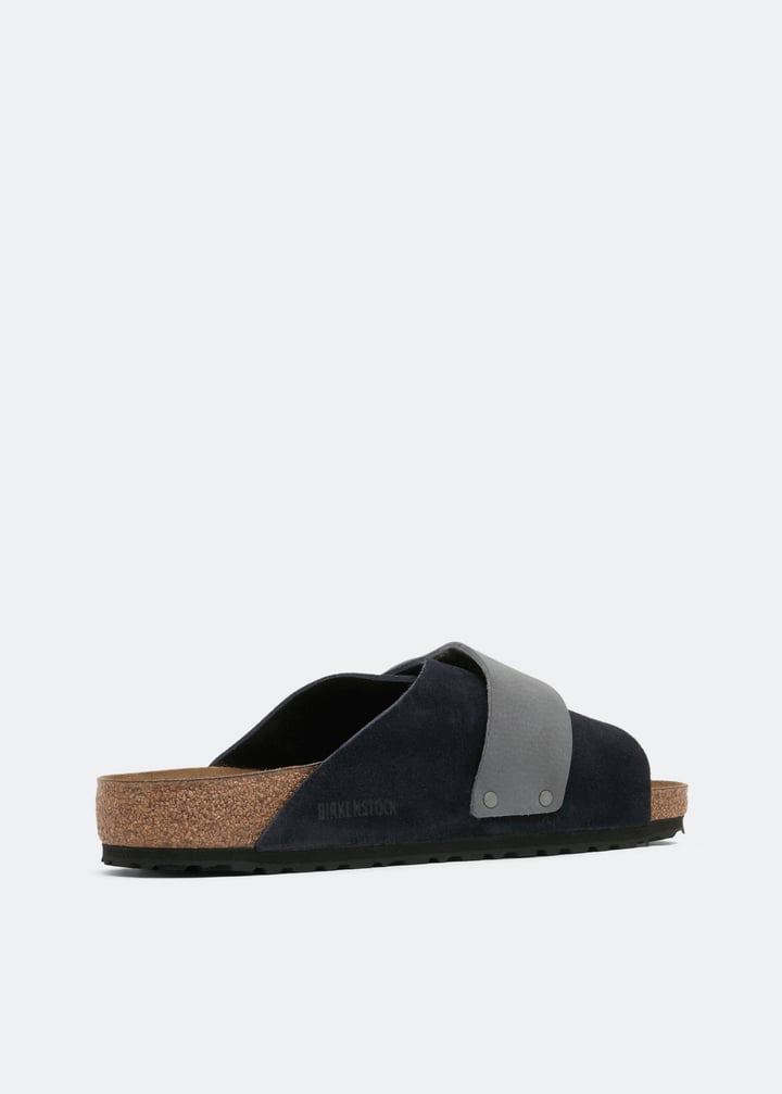 BIRKENSTOCK Kyoto 1022315 28cm ネイビー/グレー Amazon.com | Birkenstock Kyoto Navy Suede 41 R EU | Sandals
