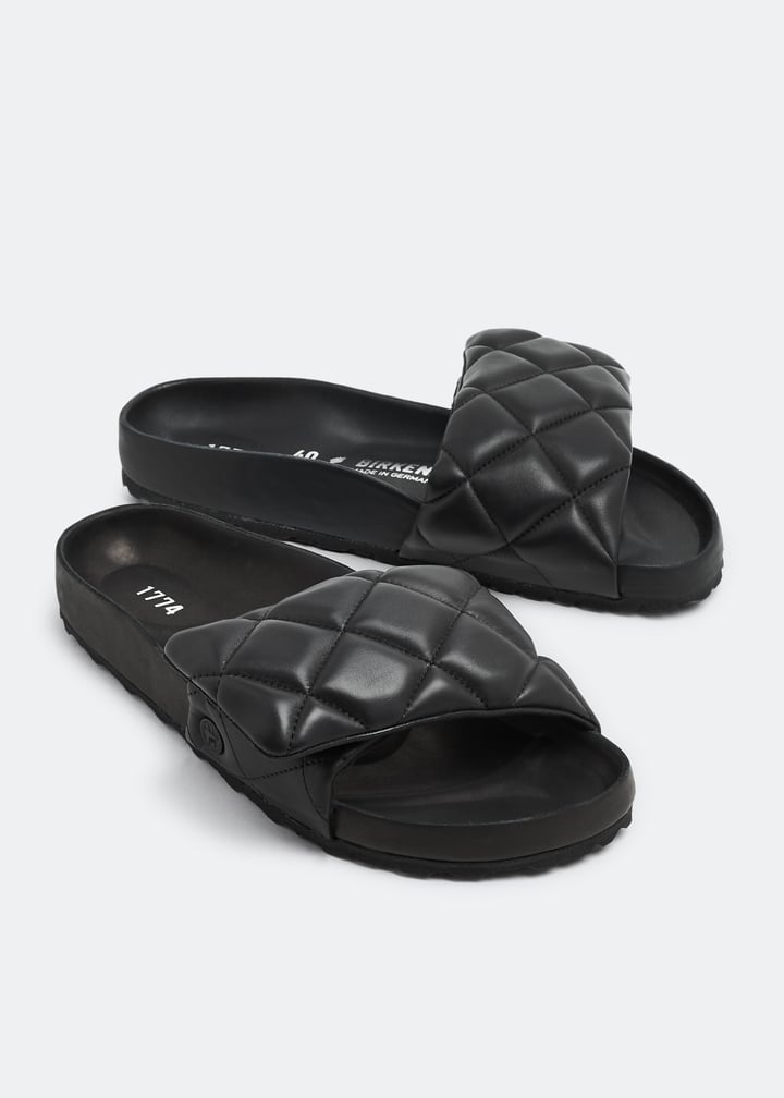 BIRKENSTOCK 1774 SYLT シルト キルティングレザーサンダル 1774 III Sylt Leather Black | BIRKENSTOCK