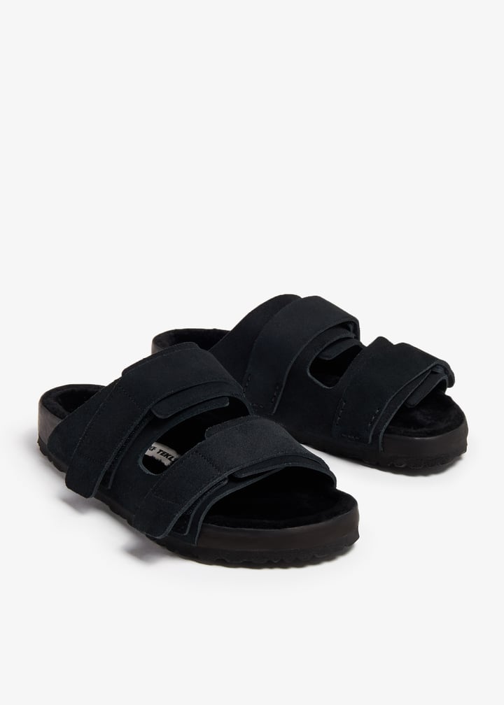 【新品未使用】Tekla✖️BIRKENSTOCK スウェード ブラック 26.0 Birkenstock x Tekla Uji サンダル | ブラック | FARFETCH JP