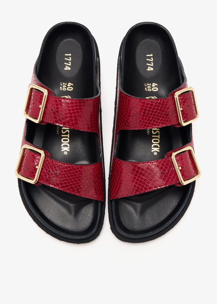 Birkenstock Arizona Exquisite narrow-width sandals for Women Red