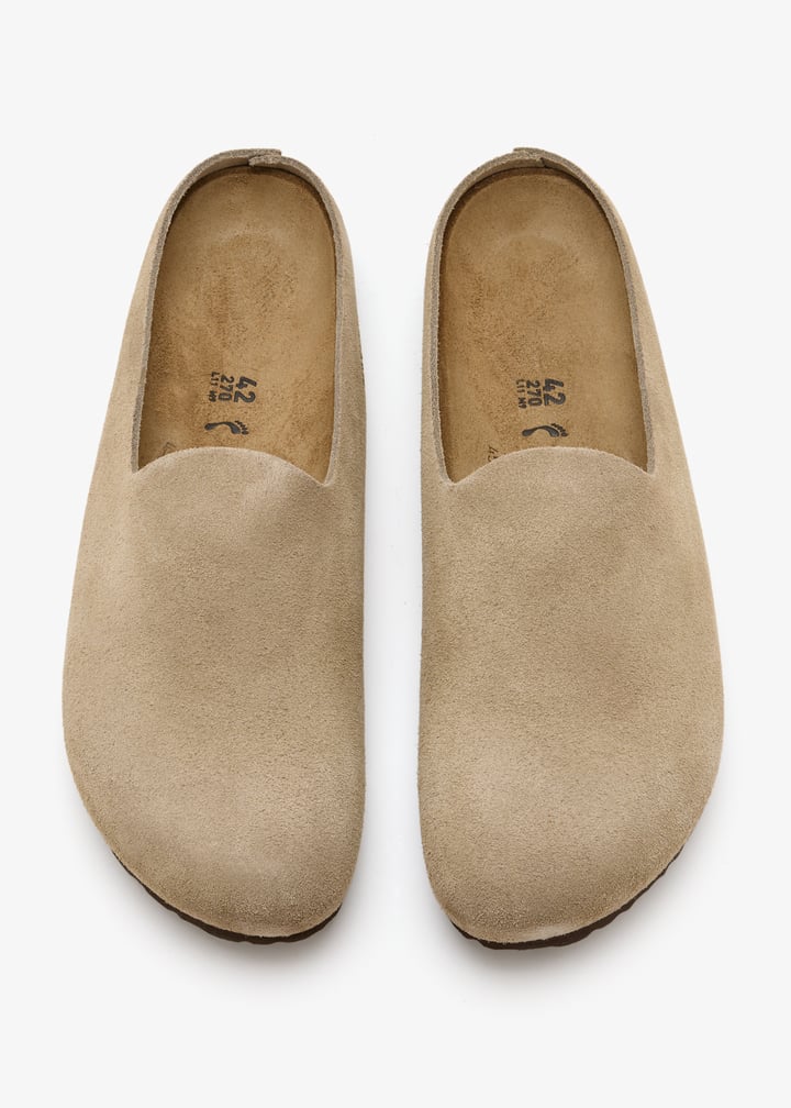 Birkenstock Amsterdam Wrapped narrow-width clogs for Women - Beige