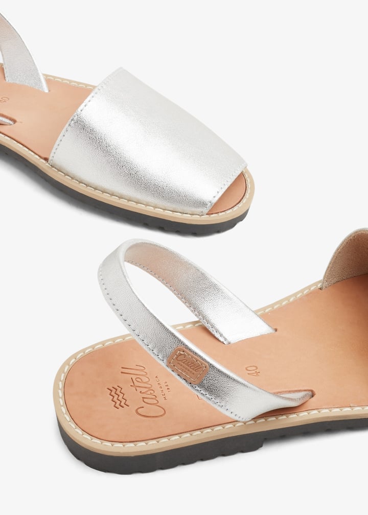 Castell Madona sandals for Women - Silver in UAE | Level Shoes