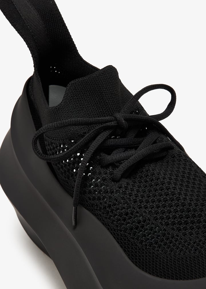 靴 grounds ORCA BLACK WHITE x BLACK Grounds Orca Black Black Paint - Mikio Sakabe Shoes | UJNG