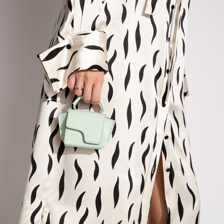 atp atelier  SP SAN GIMIGNANO WS バッグ ATP Atelier San Gimignano micro bag for Women - Green in UAE