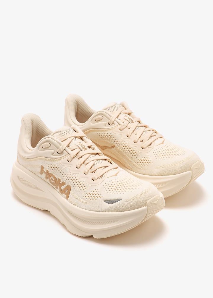 Hoka Bondi 9 sneakers for Women - Beige in UAE | Level Shoes