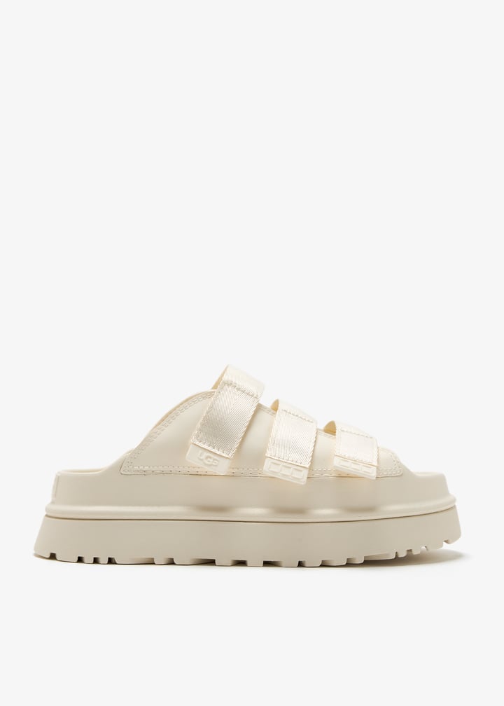 サンダル・ミュール UGG Golden Glow Platform Strap Slide Golden Glow Slide Golde UGG Golden Glow Sandals | Foot Locker