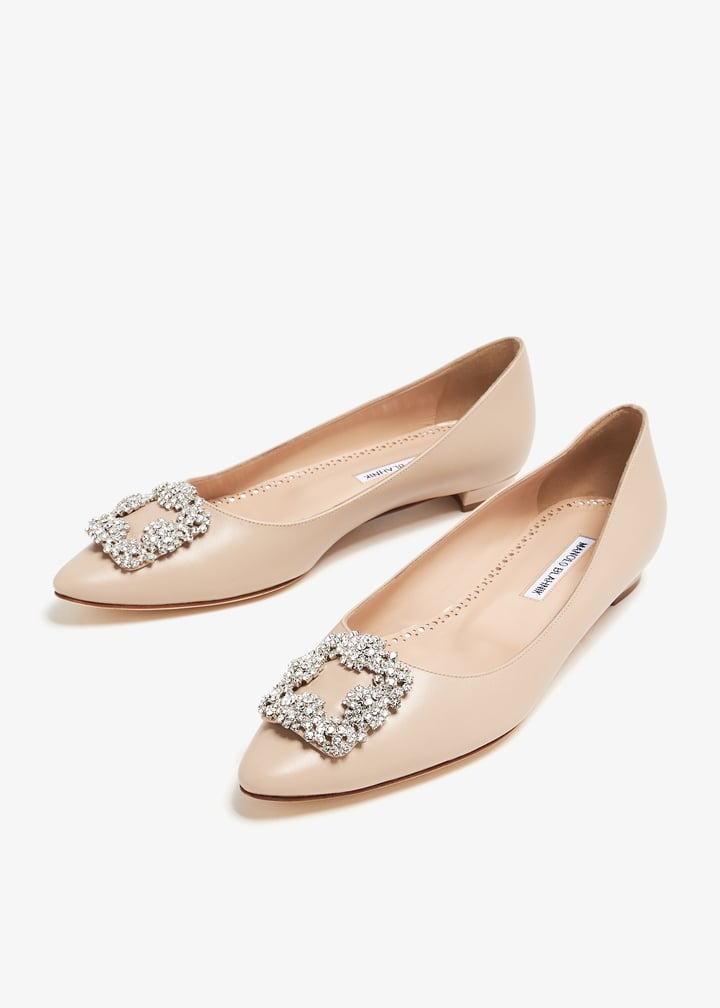 Manolo Blahnik Hangisi ballerina flats for Women Beige in UAE