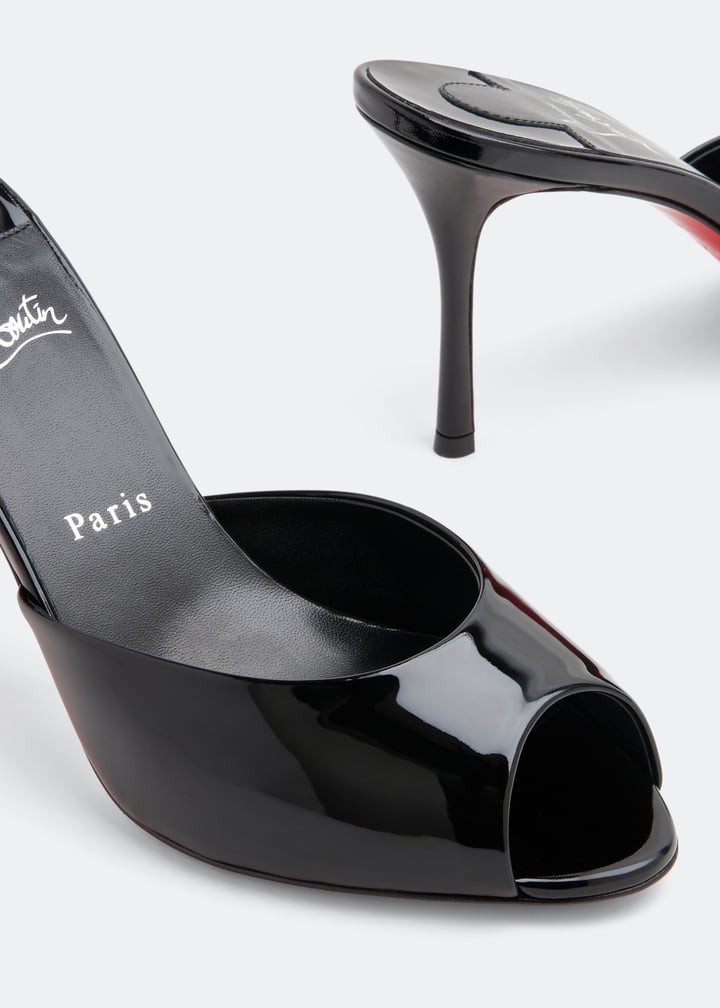 CHRISTIAN LOUBOUTIN Me Dolly 85 レザーミュール Me Dolly - 85 mm Mules - Nappa leather - Blush - Women